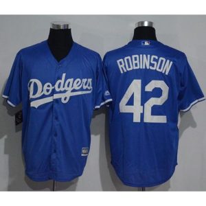 Dodgers #42 Jackie Robinson Blue New Cool Base Stitched MLB Jersey