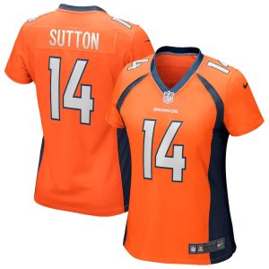 Women's  Courtland Sutton Orange Denver Broncos Game Jersey
