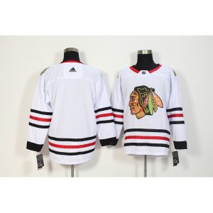 Men's  Chicago Blackhawks White Stitched NHL Jersey