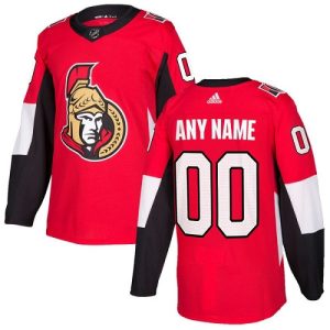 Men's  Ottawa Senators Personalized Authentic Red Home Stitched NHL Jersey