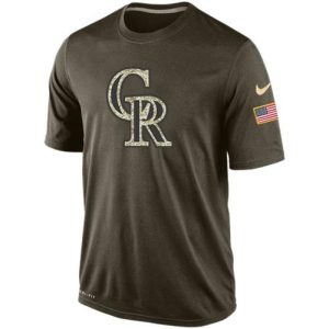 Men's Colorado Rockies Salute To Service  Dri-FiT T-Shirt