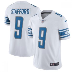 Men's Detroit Lions #9  Matthew Stafford  White Vapor Untouchable Limited Stitched NFL Jersey