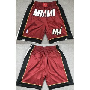 Men's Miami Heat Red Shorts (Run Small)