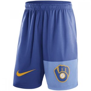Men's Milwaukee Brewers  Royal Cooperstown Collection Dry Fly Shorts
