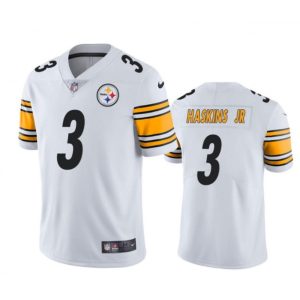 Men's Pittsburgh Steelers #3 Dwayne Haskins Jr.  White Vapor Untouchable Limited Stitched Jersey