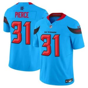 Men's  Dameon Pierce Blue Houston Texans #31 Vapor F.U.S.E. Limited Jersey