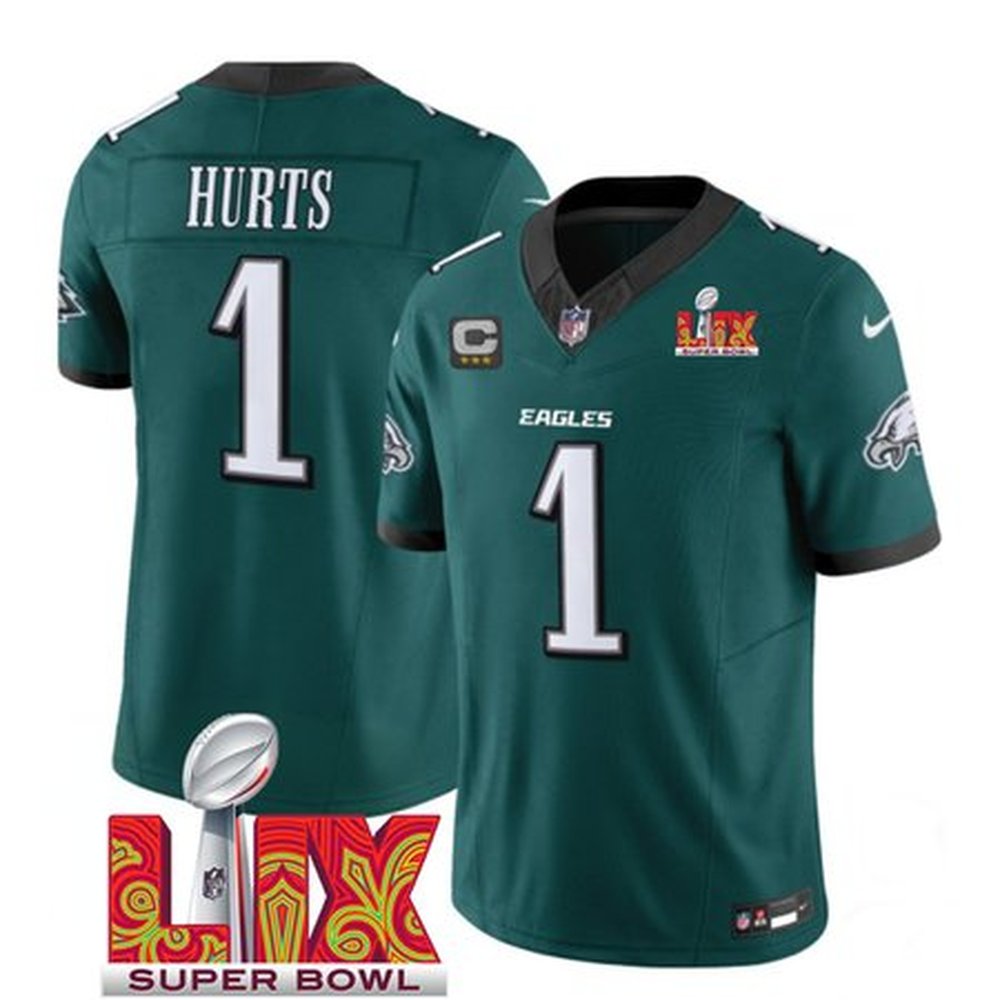 Mens20Philadelphia20Eagles20P120Jalen20Hurts20Green20202520Super20Bowl20LIX20Patch20With203-Star20C20Patch20New20F.U.S.E.20Vapor20Untouchable20Limited20Stitched20Football20Jersey.jpg