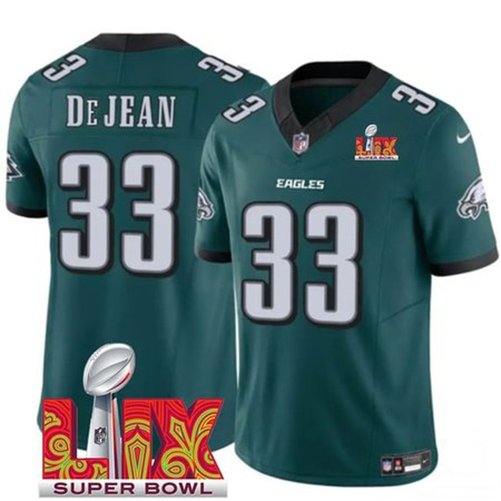 Mens20Philadelphia20Eagles20P3320Cooper20DeJean20Green20202520Super20Bowl20LIX20Patch20New20F.U.S.E.20Vapor20Untouchable20Limited20Stitched20Football20Jersey.jpg