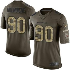 Cardinals #90 Robert Nkemdiche Green Youth Stitched NFL Limited Salute to Service Jersey