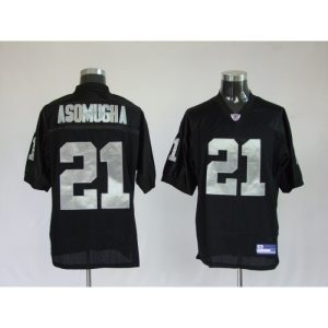 Raiders #21 Nnamdi Asomugha Black Stitched Youth NFL Jersey