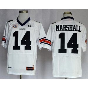 Tigers #14 Nick Marshall White Stitched NCAA Jersey