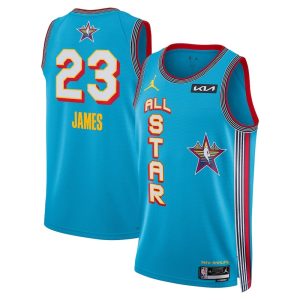 Unisex #23 LeBron James  Light Blue 2025 NBA All-Star Game Swingman Player Jersey