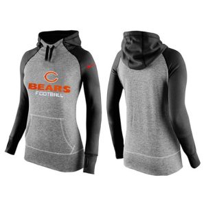 Women's  Chicago Bears Performance Hoodie Grey & Black