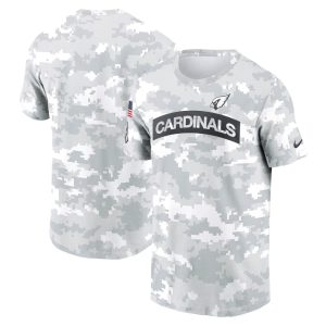 Men's Arizona Cardinals  Arctic Camo 2024 Salute To Service Performance T-Shirt