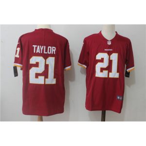 Men's  Washington Redskins #21 Sean Taylor Red Stitched NFL Vapor Untouchable Limited Jersey